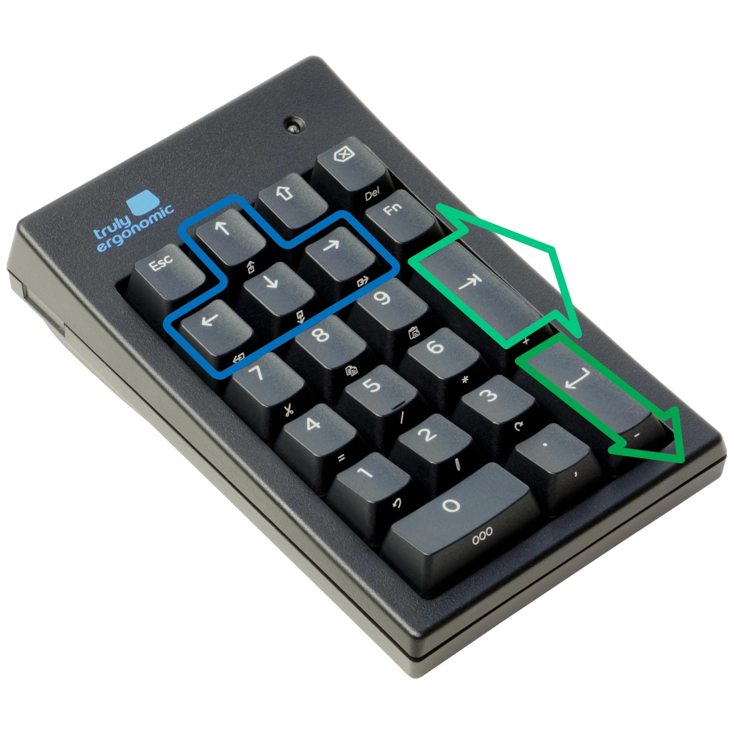 Truly Ergonomic Ltd. Mechanical Numeric Keypad - Cherry MX