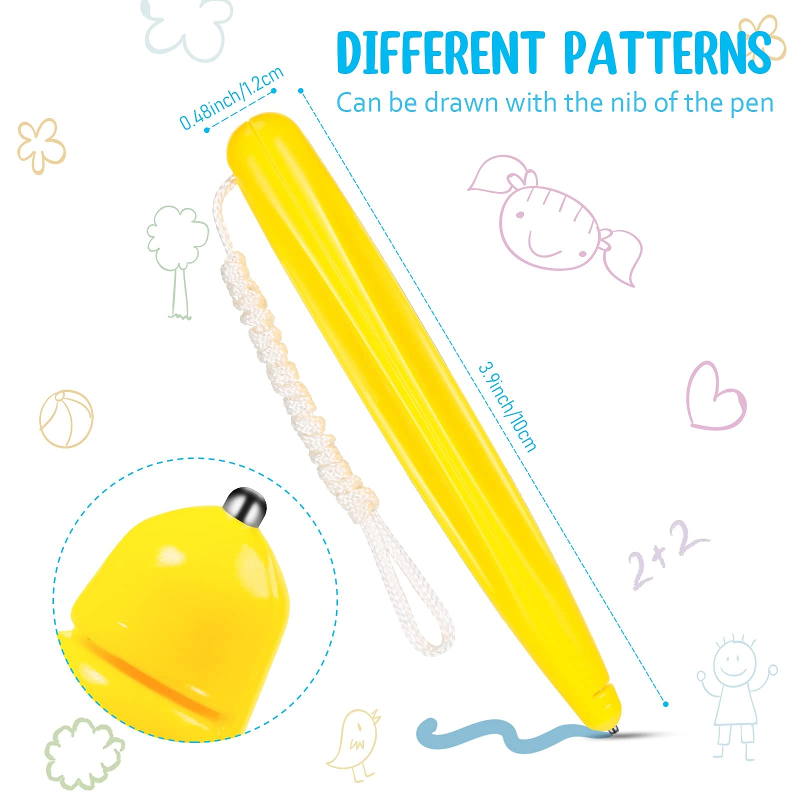Magnetic Drawing Pen - 3 pcs
