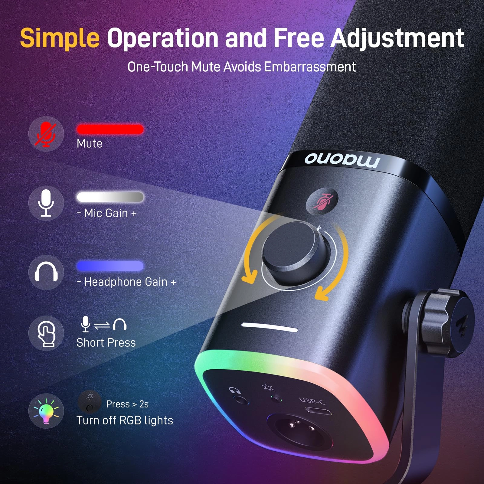 PD100X USB+XLR Microphone