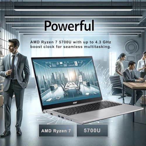 Aspire 3 A315 - 15.6'' Ryzen 7 5700U 64GB SODIMM 1TB SSD