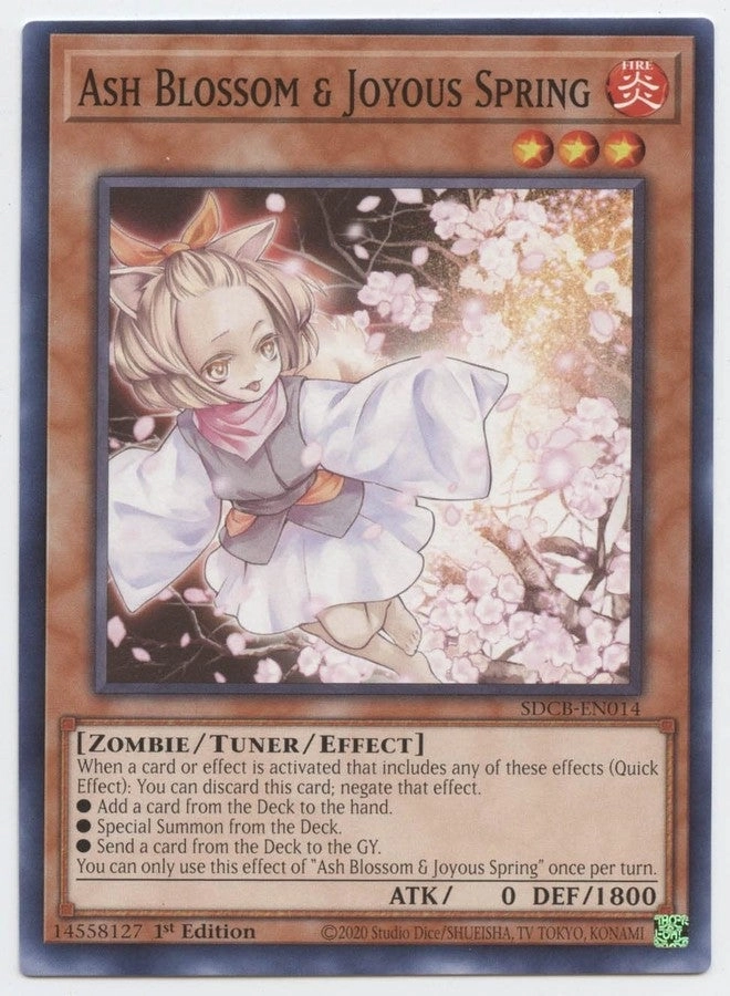 Yu-Gi-Oh! Ash Blossom & Joyous Spring SDCB-EN014 - 1st Edition