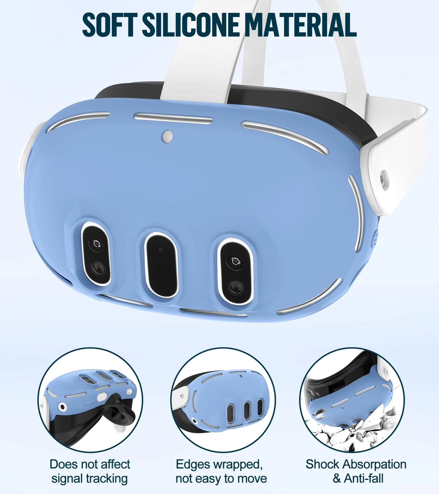 Silicone Cover Set - Compatible with Meta/Oculus Quest 3 Controller Grips