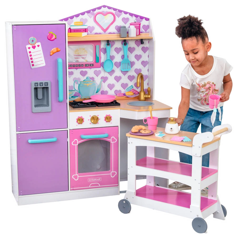 KidKraft Sweet Snack Time Cart & Play Kitchen (KK20061)
