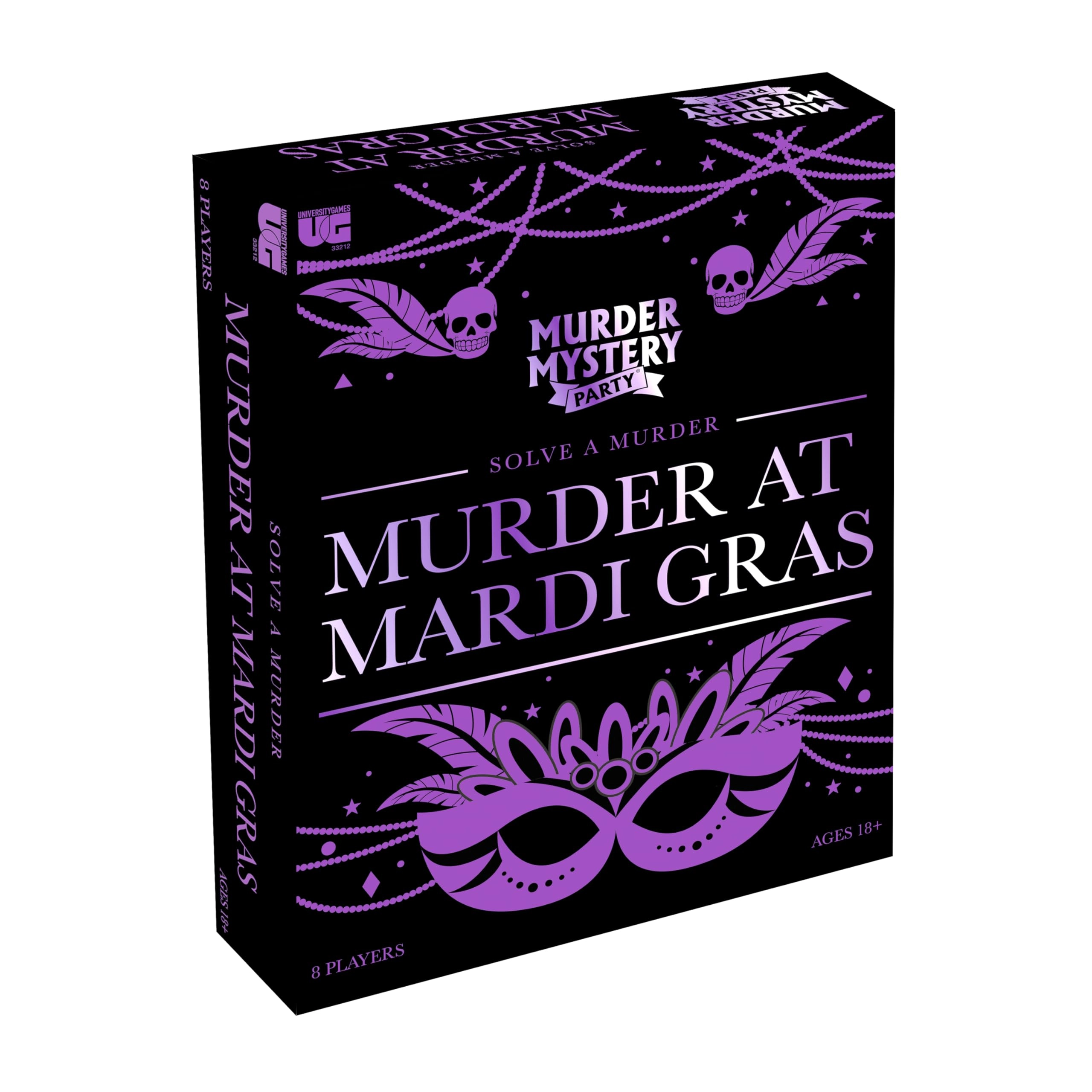 University Games Murder at Mardi Gras - English Ages 14 and Up