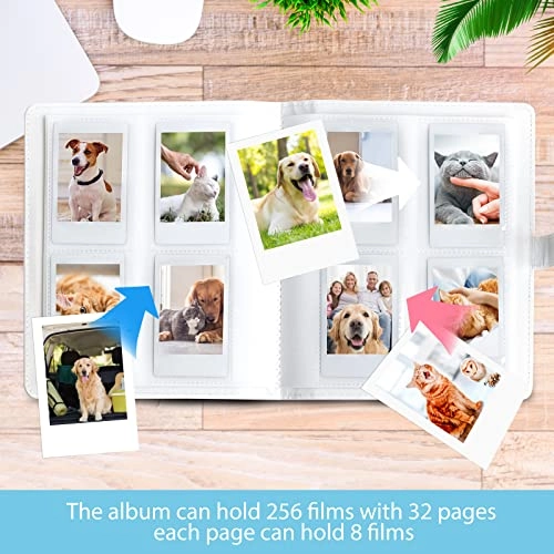 Mini Photo Album - Compatible with Fujifilm Instax Mini 11 12 9 8+ 8 90 70 26 25 7s / Mini LiPlay Camera / Instax Mini Link Printer / Instax Share SP-2 SP-1 Printer