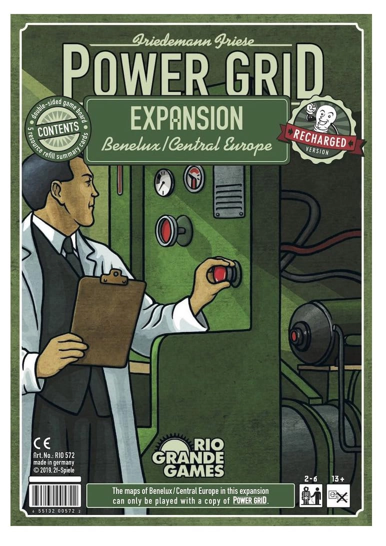 Power Grid: Benelux/Central Europe Expansion