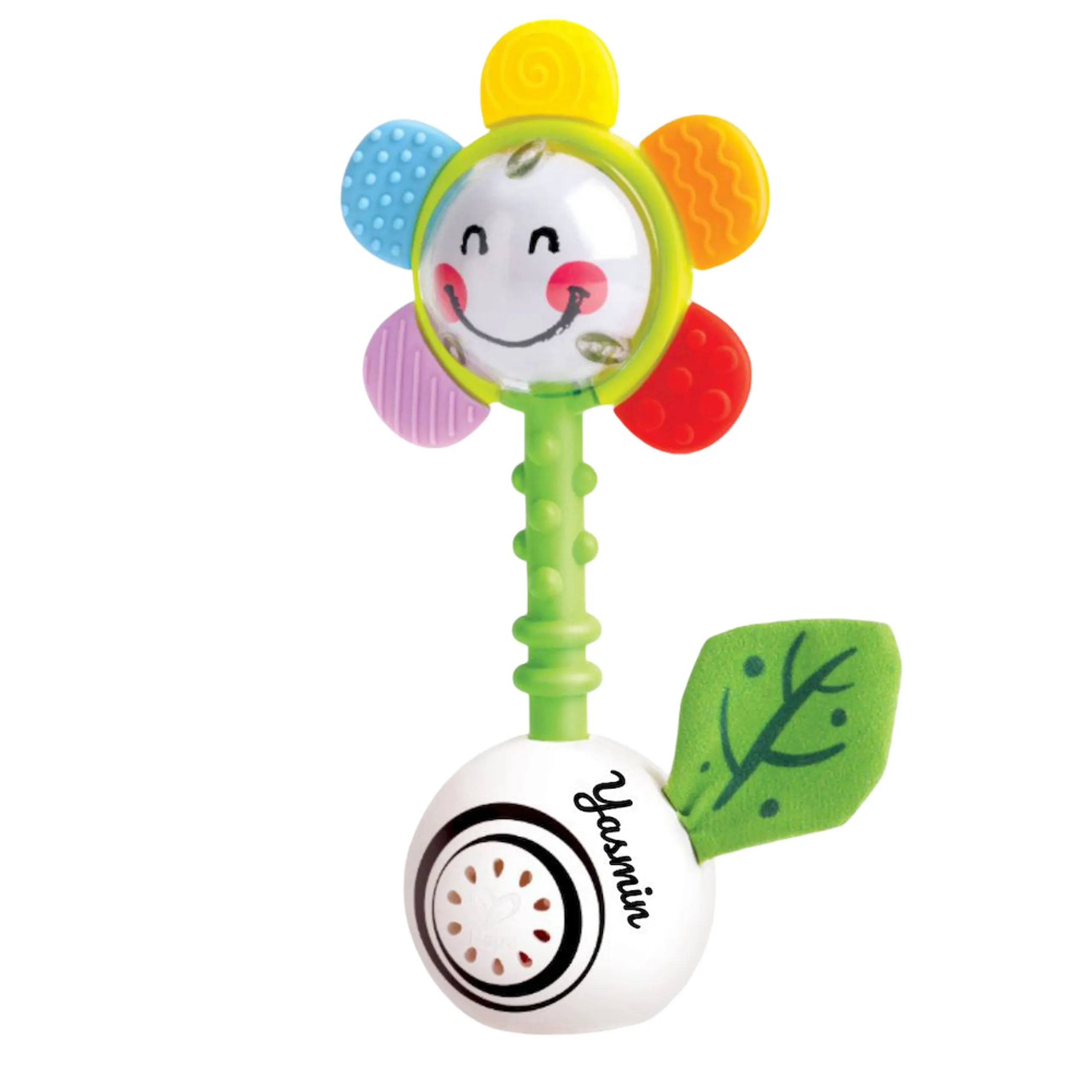 Shake And Sparkle Flower Rattle - 0 months