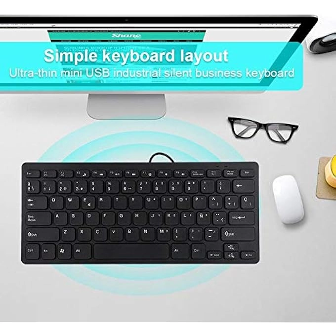 MINI USB SLIM 78 KEY - QWERTY Wired