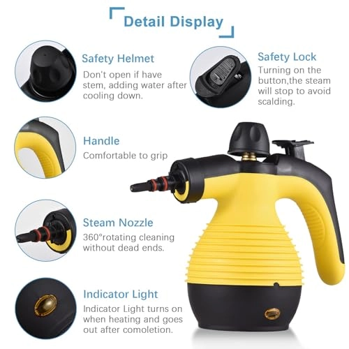 Portable Handheld Steam Cleaner - 3 bar 350 ML