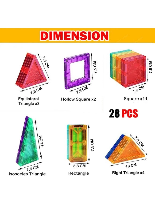 Magnet Building Blocks - Construction 28 pcs
