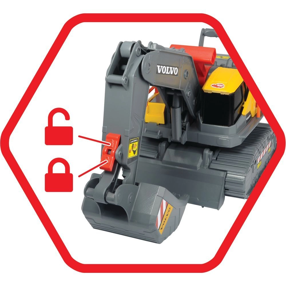Volvo Weight Lift Excavator - 18 x 34 x 25 cm 3+