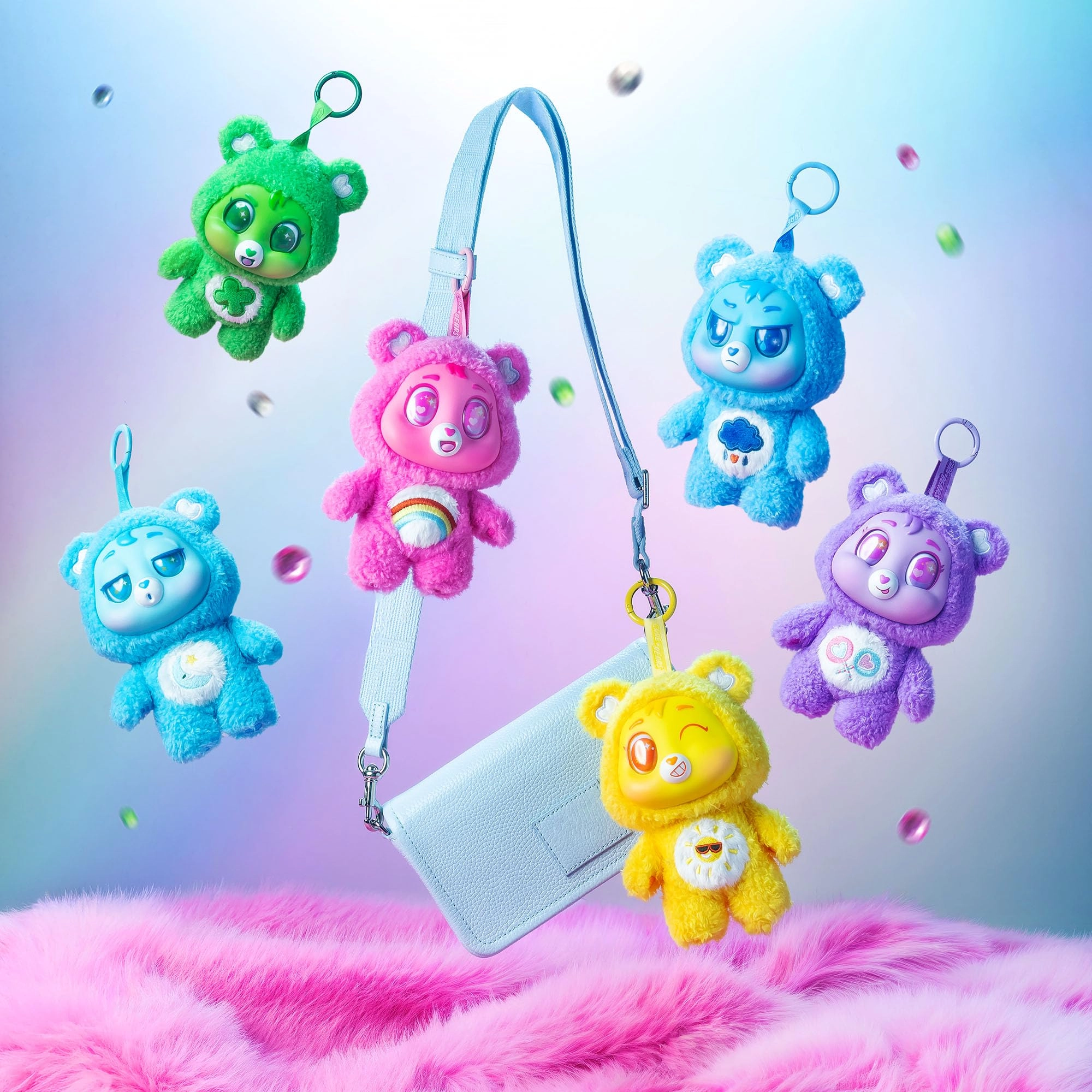 Care Bears Caring Cuties - 15 cm Plush Clip-On