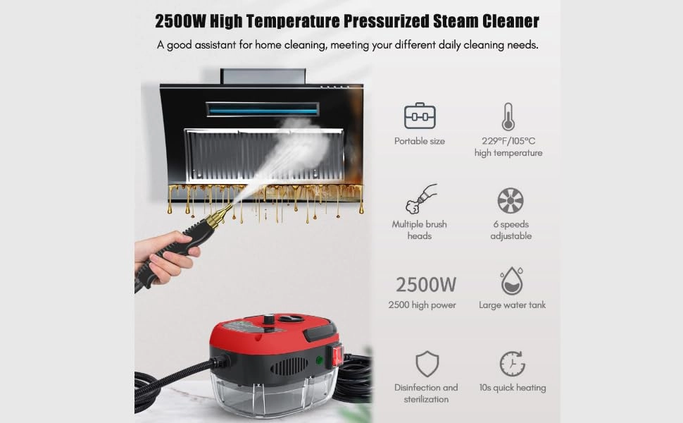 Portable Steam Cleaner - 3 bar