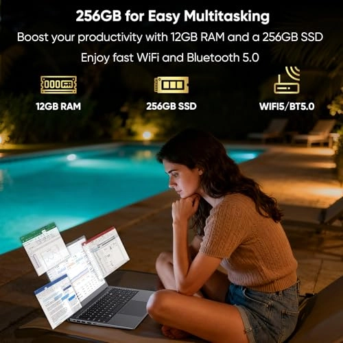 BTC512 - 15.6'' N95 12GB DDR4 256GB SSD