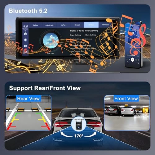 Carplay and Android Auto Wireless Portable - 4K 1080p