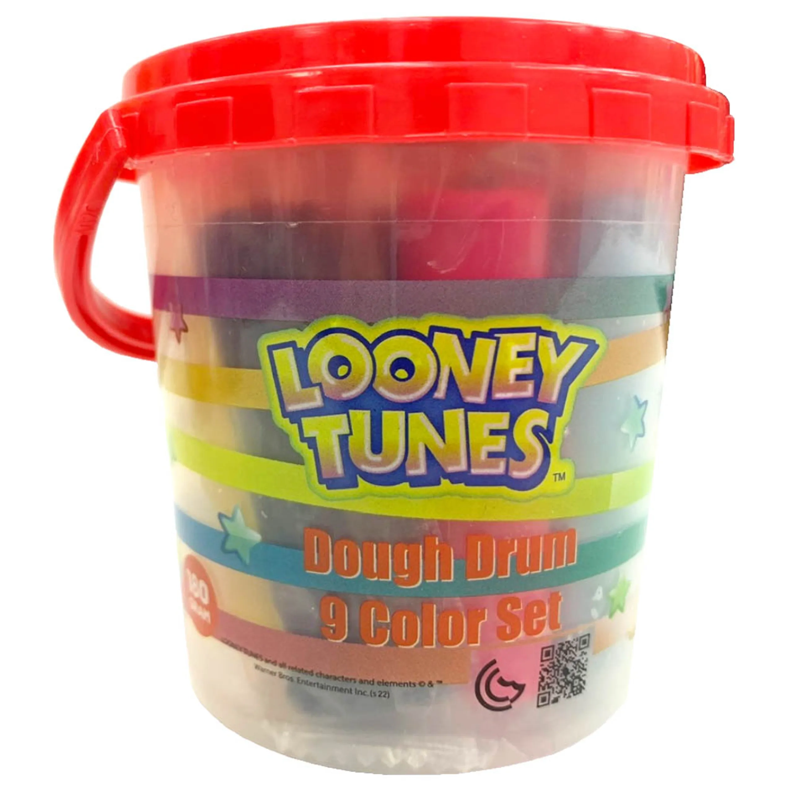 Rainbow Max Looney Tunes Dough Drum - Suitable for 3 years & above 9pcs