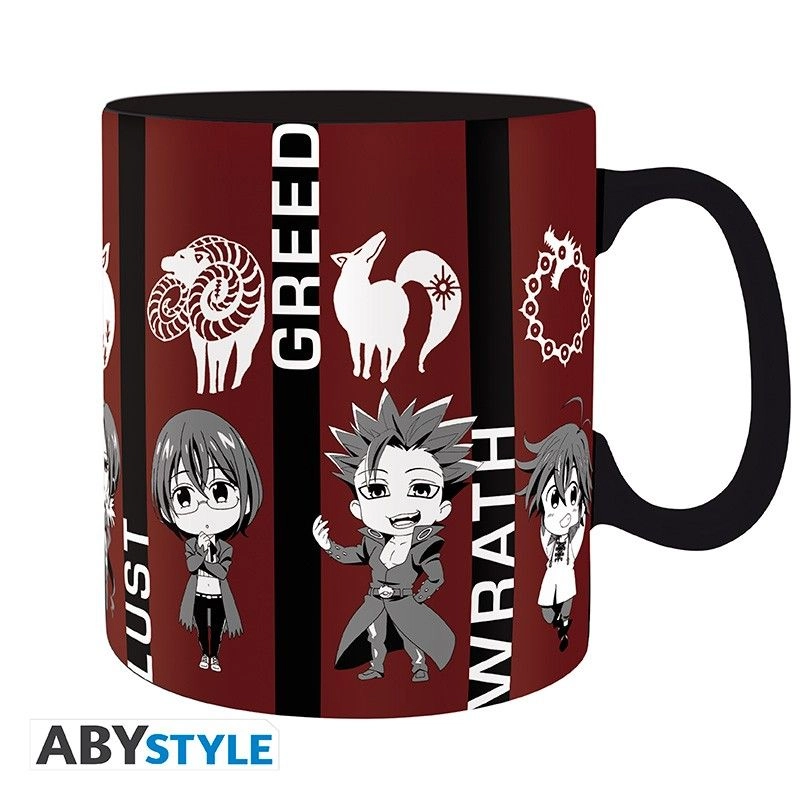 The Seven Deadly Sins Chibi Sins Mug - 2 pcs - 460 ml