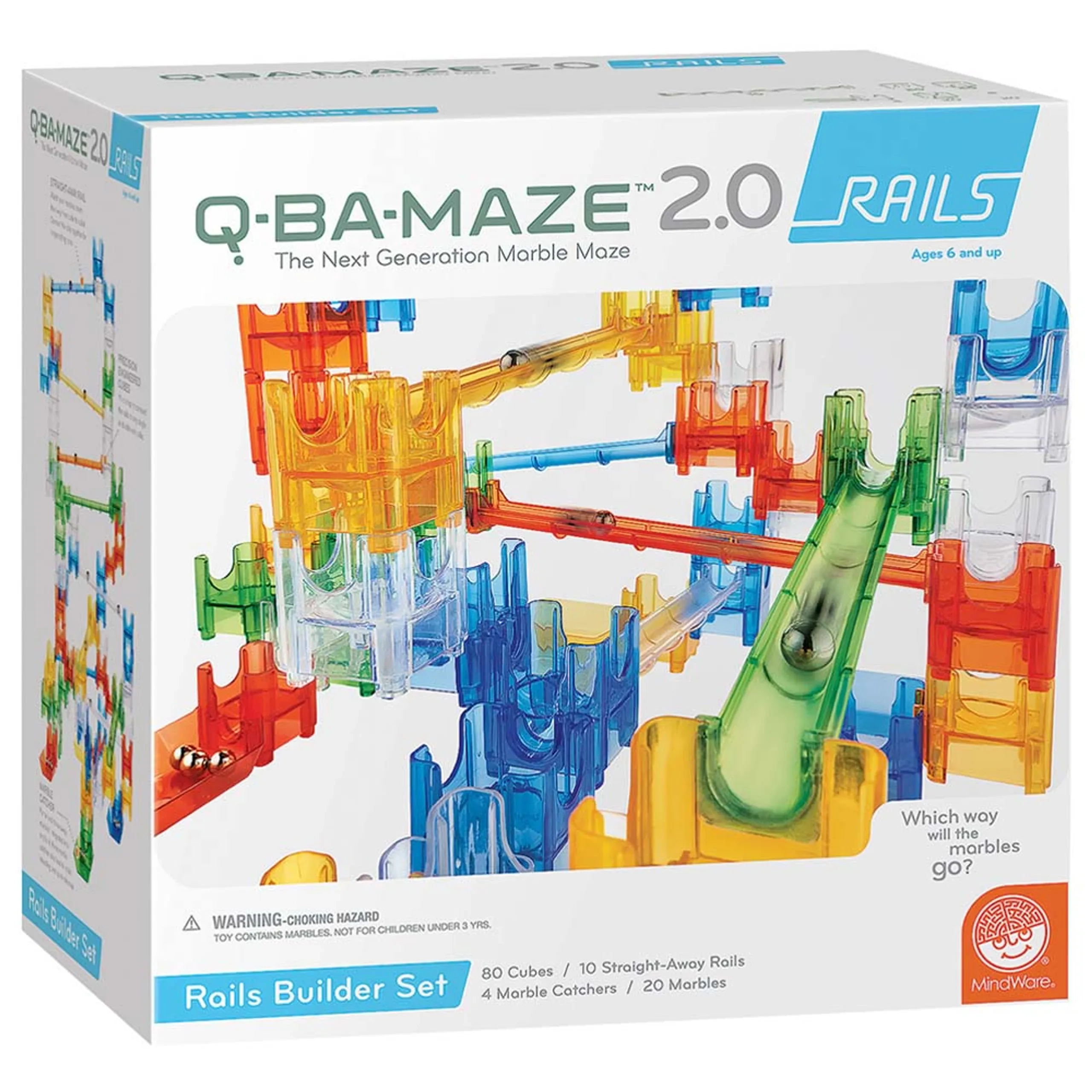 MindWare Q-BA-MAZE Rails Builder Set (KETP-68517)