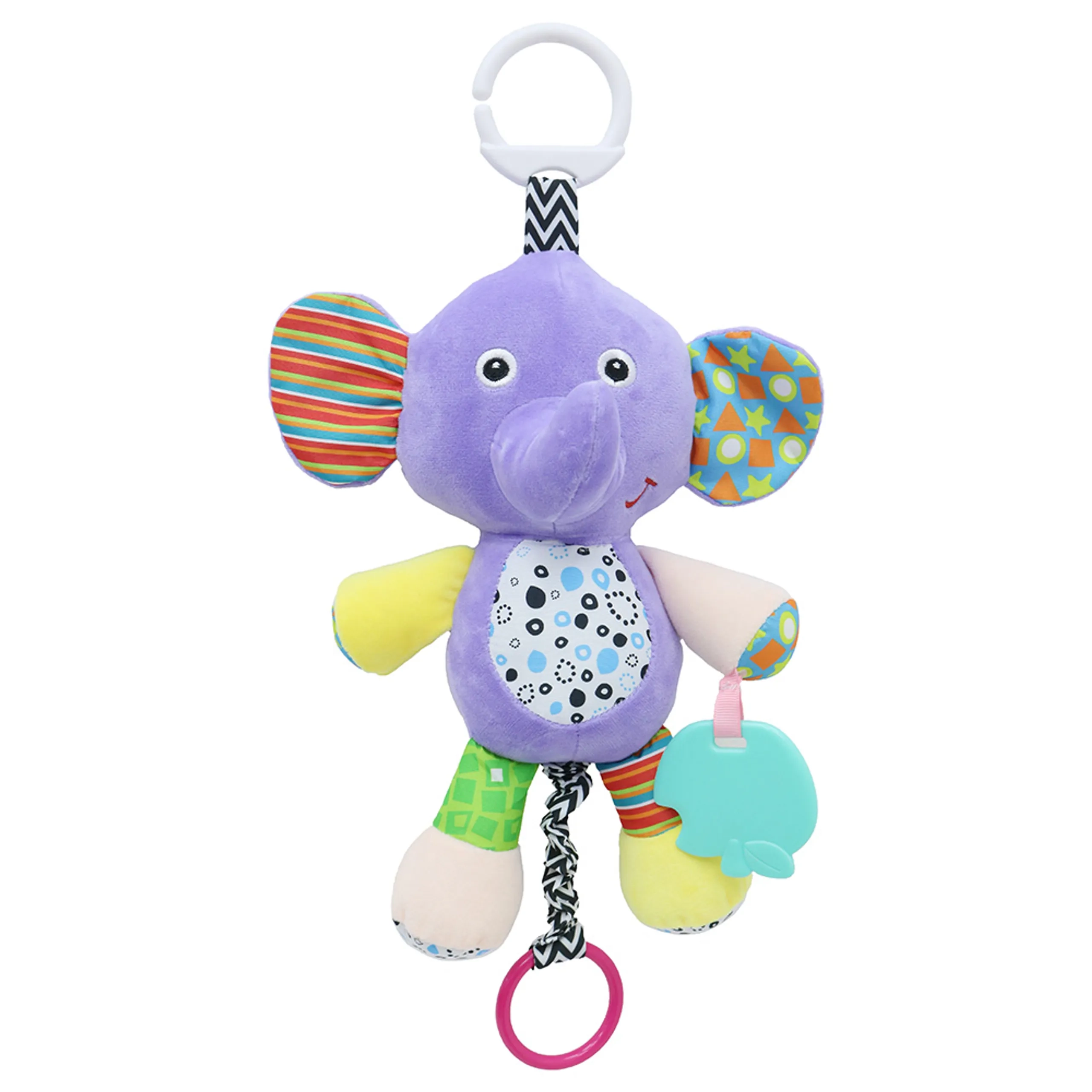 Baby Stroller Plush Hanging Mobile Rattle Toy - Suitable for 3 months and above