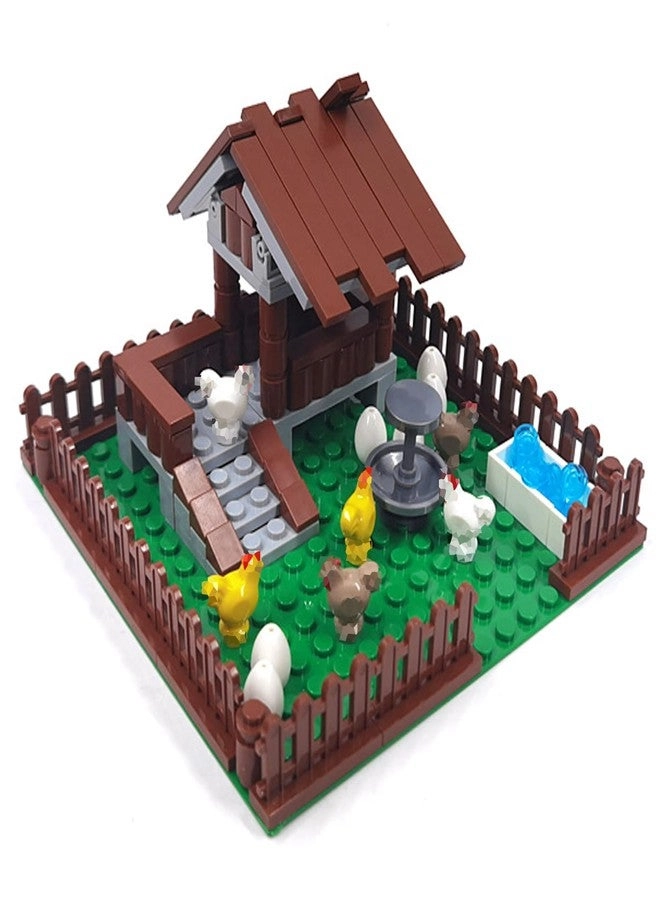 Farm Animals Zoo Building Block Set A