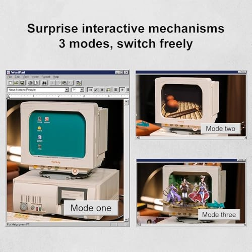 Retro Computer Building Blocks Set - 22 pcs