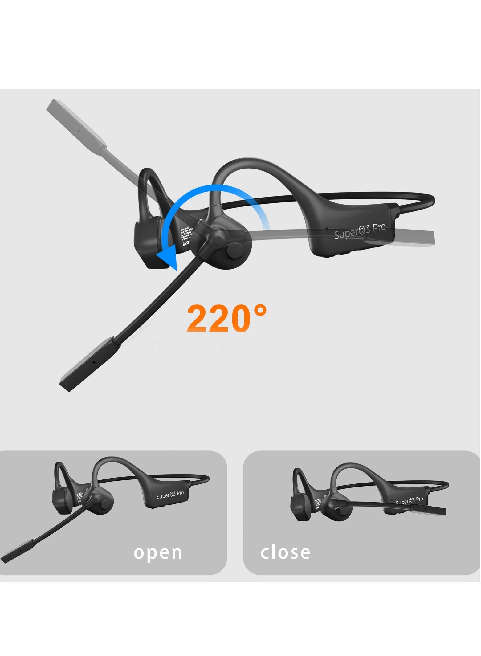 Bone Conduction Headphones Wireless Headphone