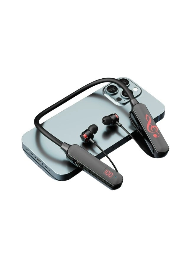 Digital Noise Cancelling Neck Hanging Wireless Earphone