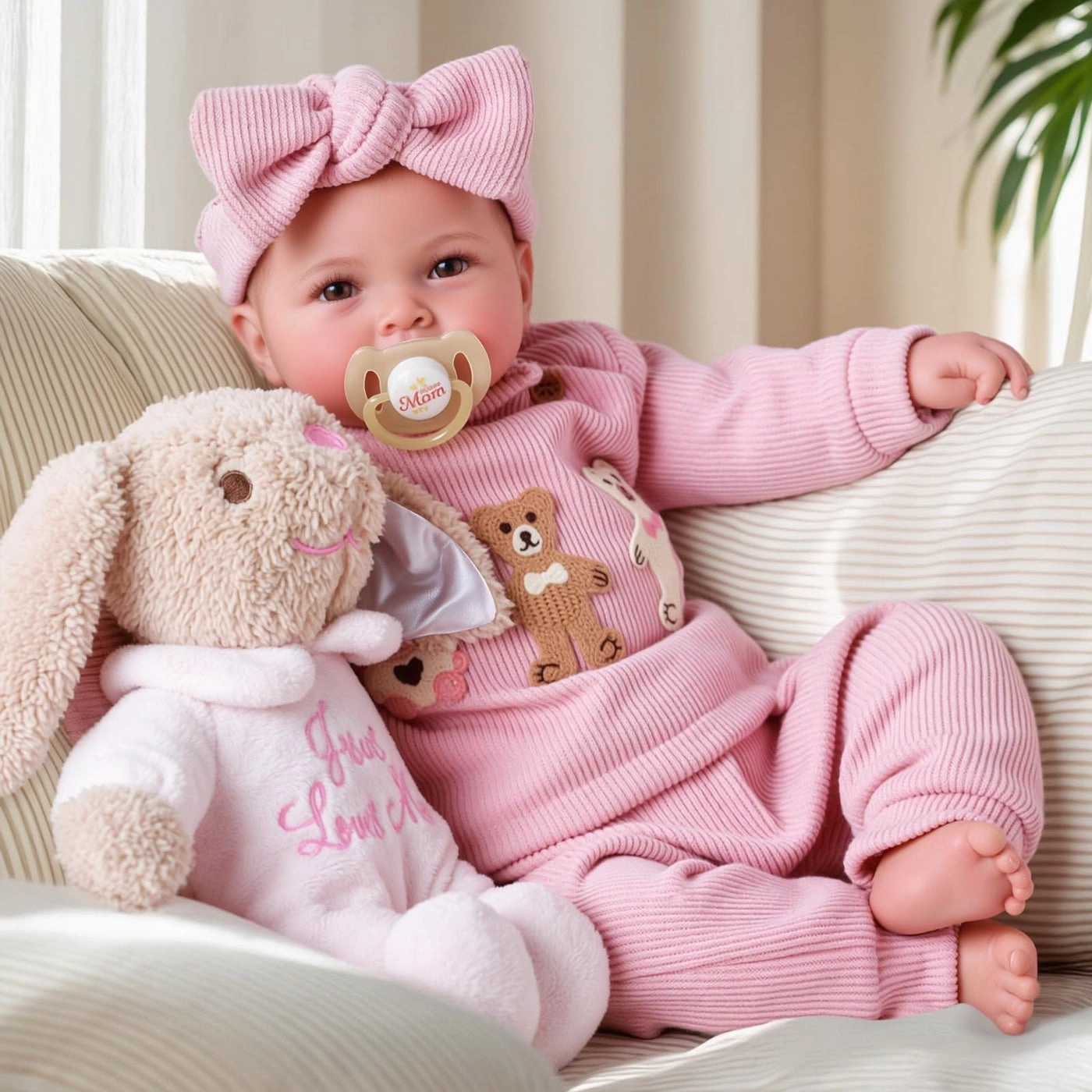 Benson Reborn Baby Doll - 20-Inch Vinyl Cotton Ages 3+