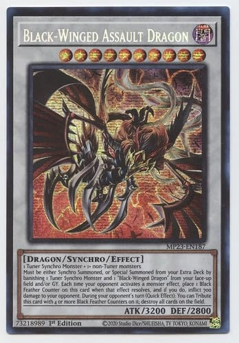 Yu-Gi-Oh! Black-Winged Assault Dragon MP23-EN187