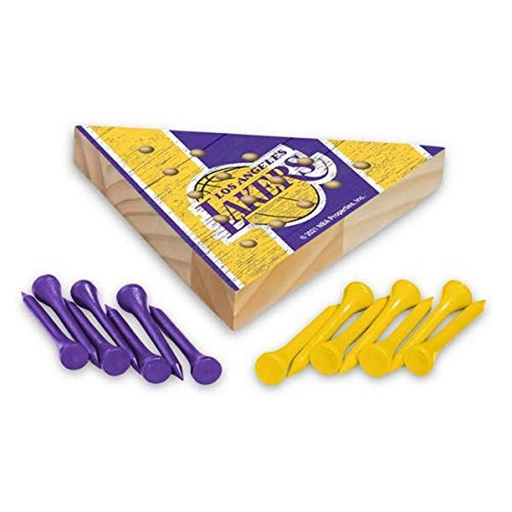 Rico Industries Peg Pyramid Game - Miami Heat Wood