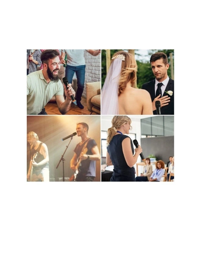 Wireless Karaoke Microphone 02 - Dual UHF Rechargeable Receiver