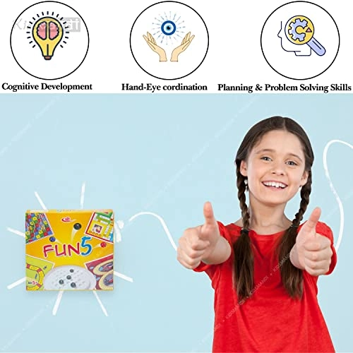 Five in One Fun - Brainvita Ludo Snake and Ladder Racing Cricket