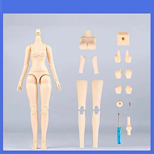 YMY Doll Body - 1/6 Scale 8.6 inches/9.4 inches PVC+POM Female Super White