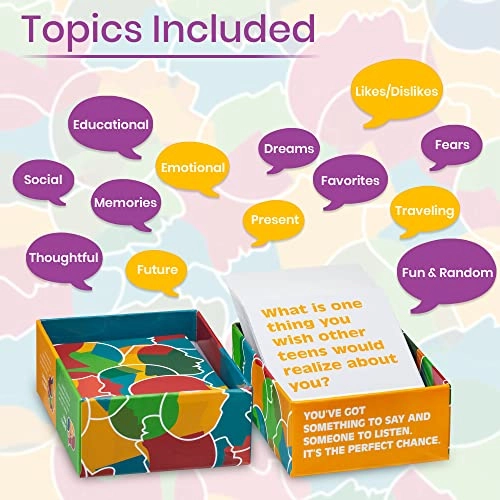 Conversation Starter for Teens - 80 question cards Kid English
