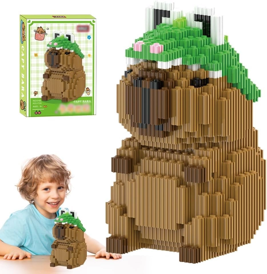 FCXVXCL Capybara Micro Building Blocks - 1723 pcs