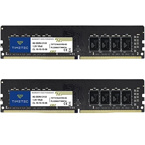 Timetec UDIMM Desktop RAM - 16GB 2133MHz 288Pin DDR4