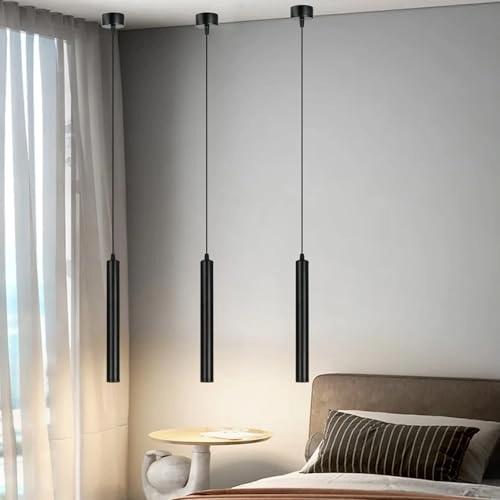 LED Cylinder Pendant Light - 200cm