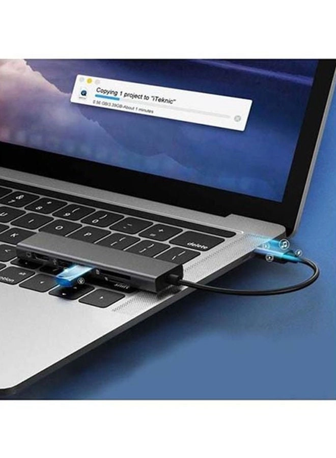 USB-C Hub - 6-In-1 3 USB 3.0 HDMI