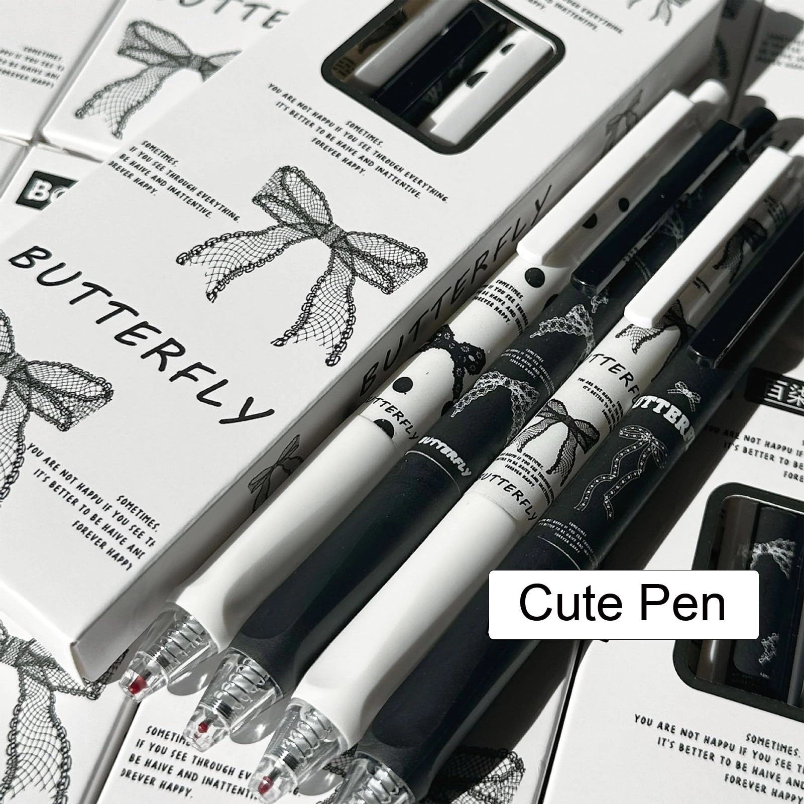 Gel Pen - 4Pcs 0.5mm