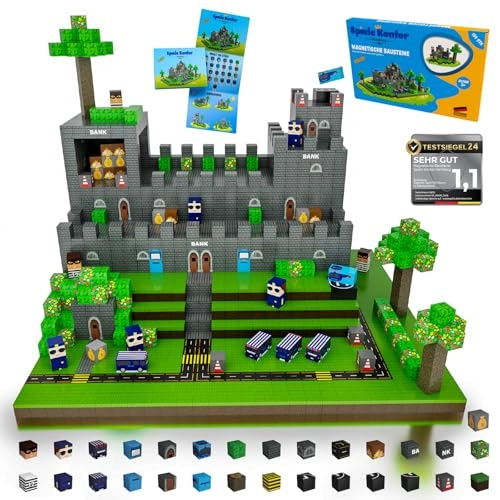 Magnetic Building Blocks - Police 150 pcs