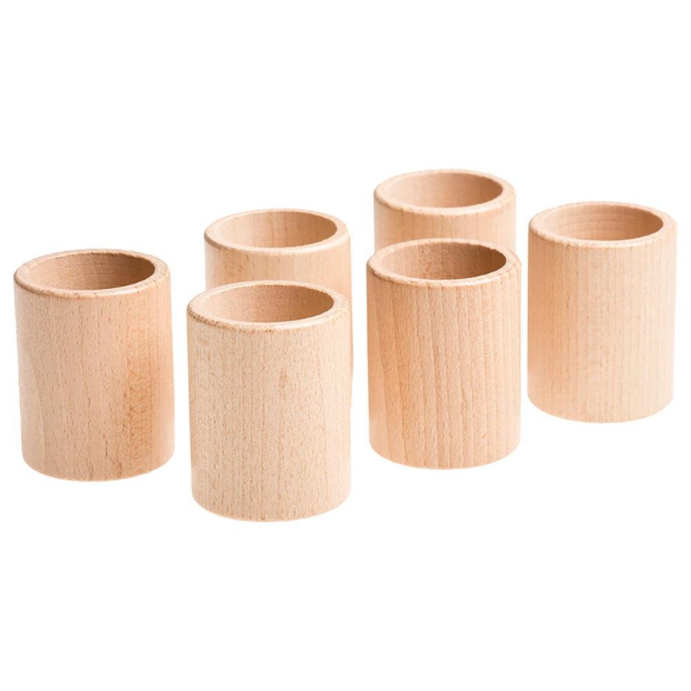 Grapat Wooden Cups - Suitable for 6 months and above 6pcs