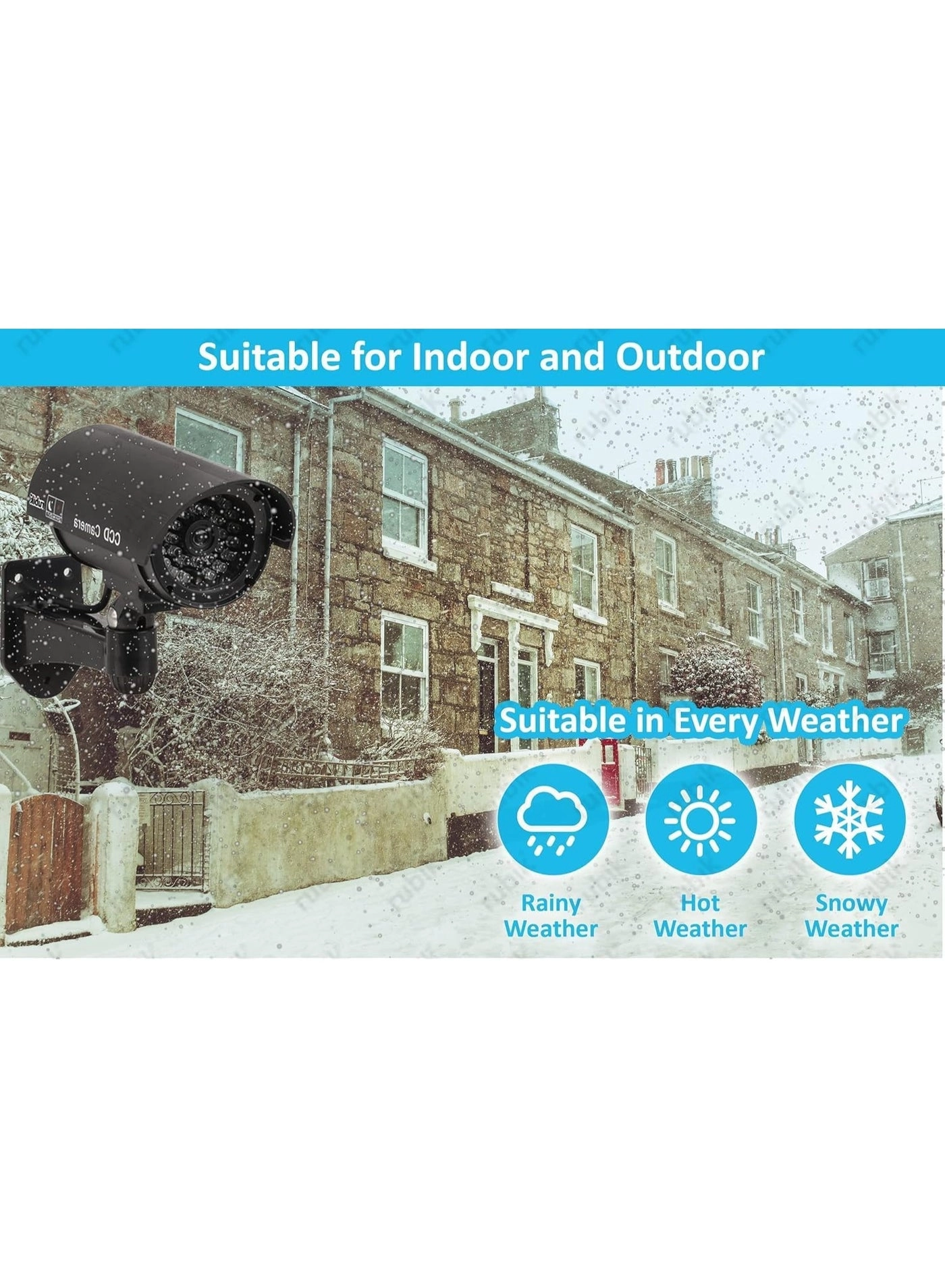 Dummy CCTV Security Camera - Indoor/Outdoor