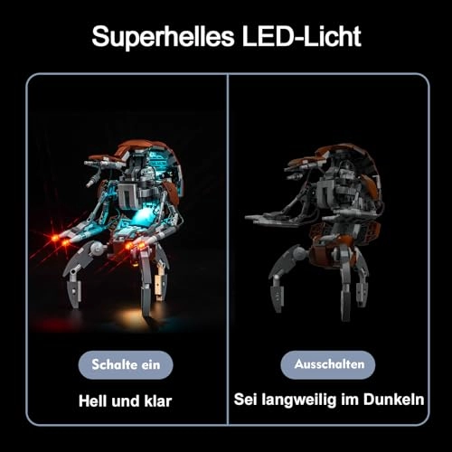 LED Light Set for LEGO Droideka 75381 - Copper 5V