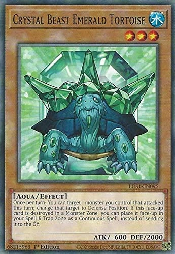Yugioh Singles Crystal Beast Emerald Tortoise - 1pcs