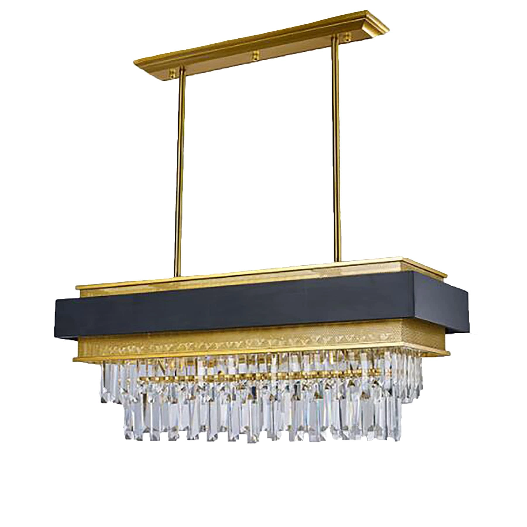 E14 Nordic Light Luxury Crystal Chandelier - Hanging Wire 100cm