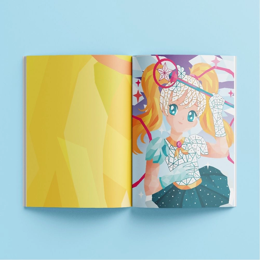 Kaleidoscope Sticker Mosaics - Mythical Creatures over 600 stickers