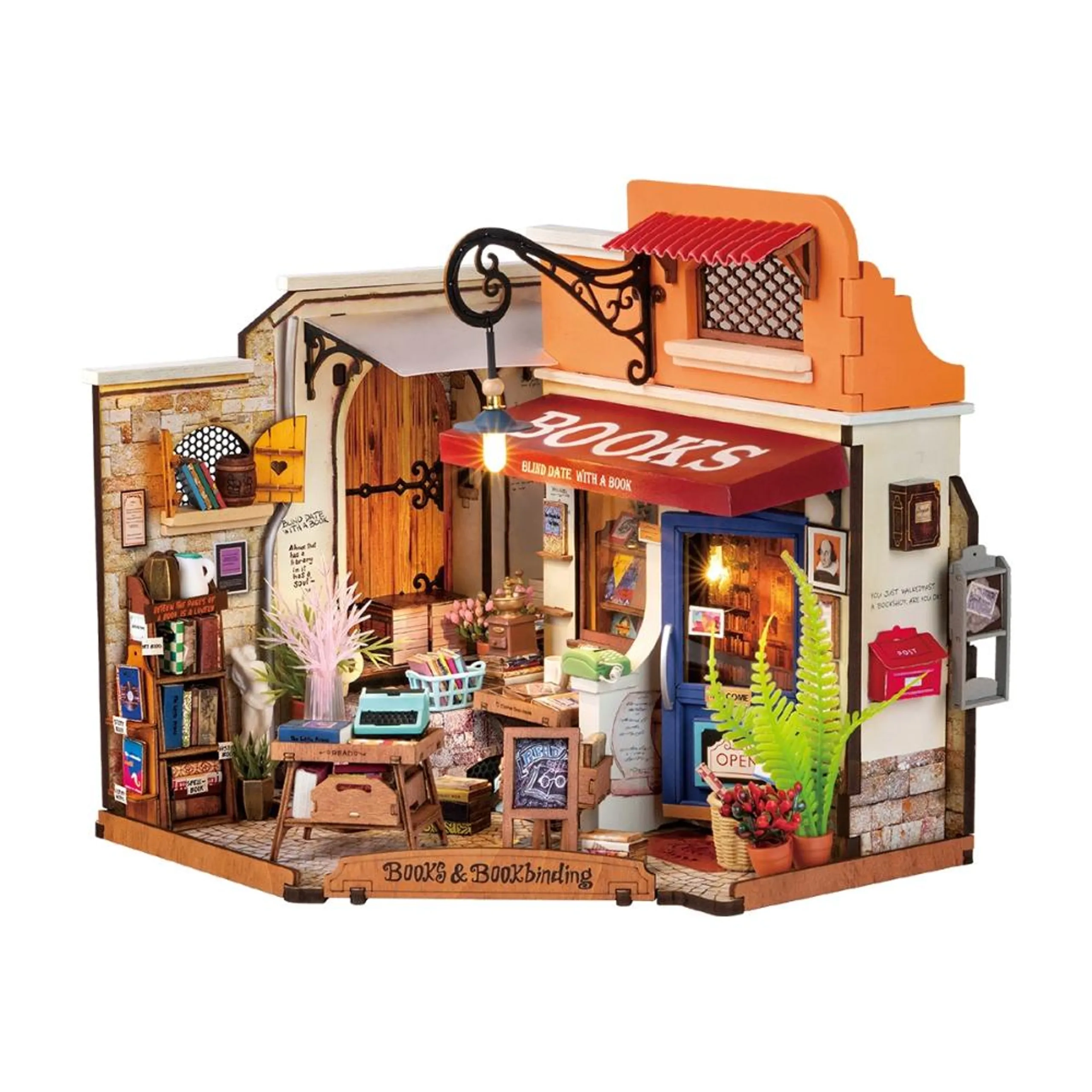 Rolife DIY Miniature Street Bookshop - LED Lighting