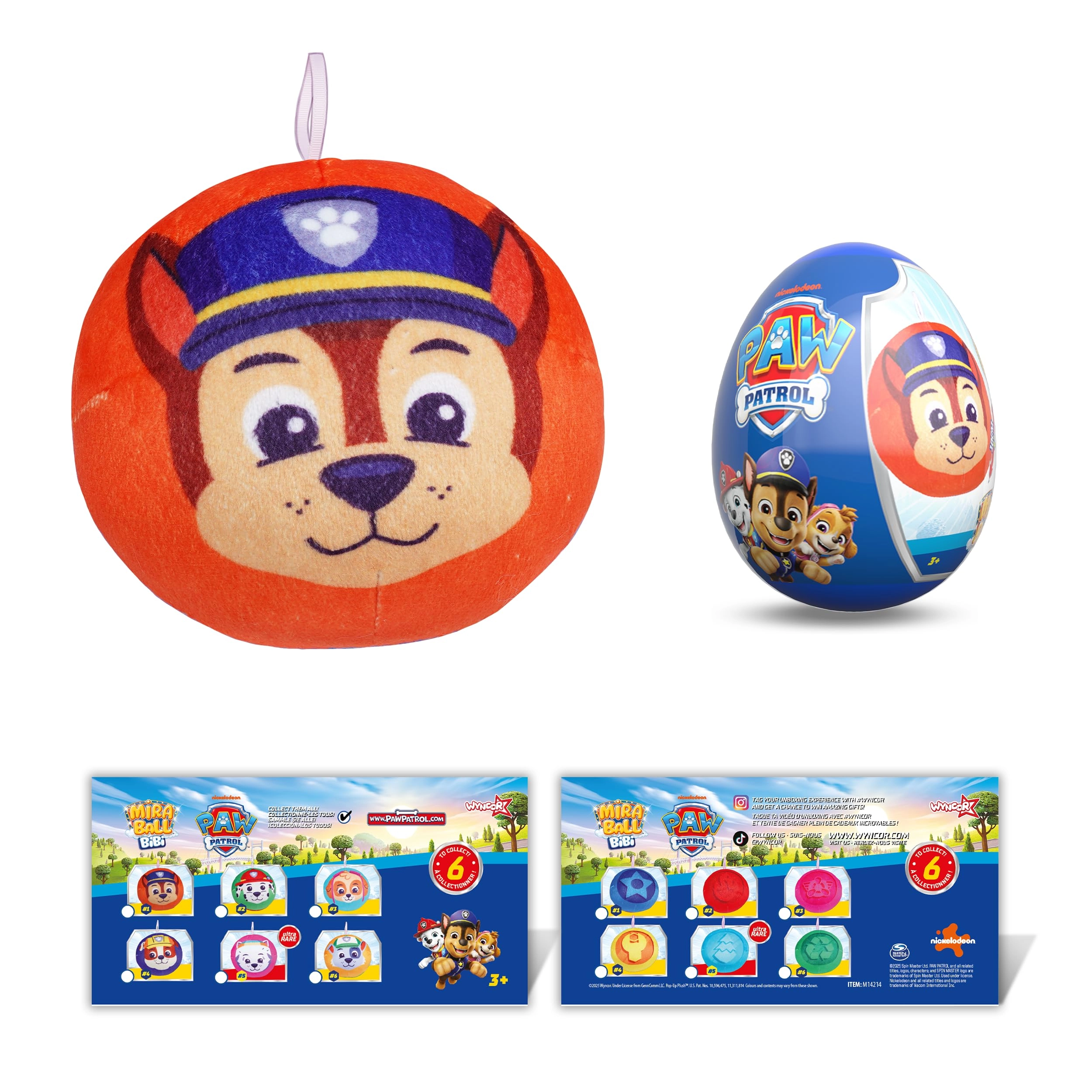 Wyncor Paw Patrol Bibi 9.5 cm Plush - Expandable Memory Foam Collectible