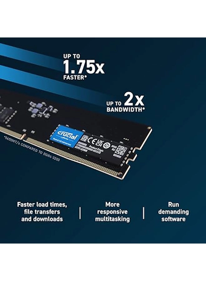 CT16G56C46U5 - 16GB 5600MHz UDIMM DDR5