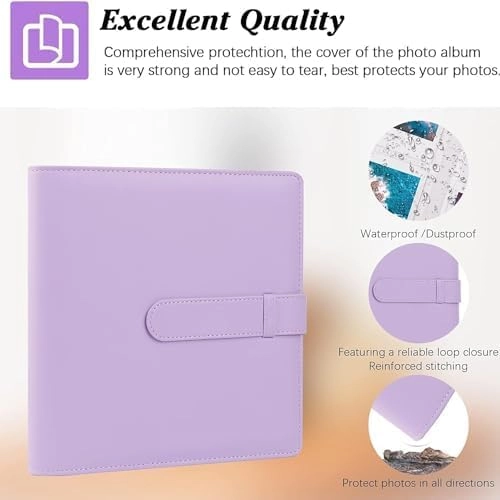 Instax Mini 256 Pockets Leather Photo Album